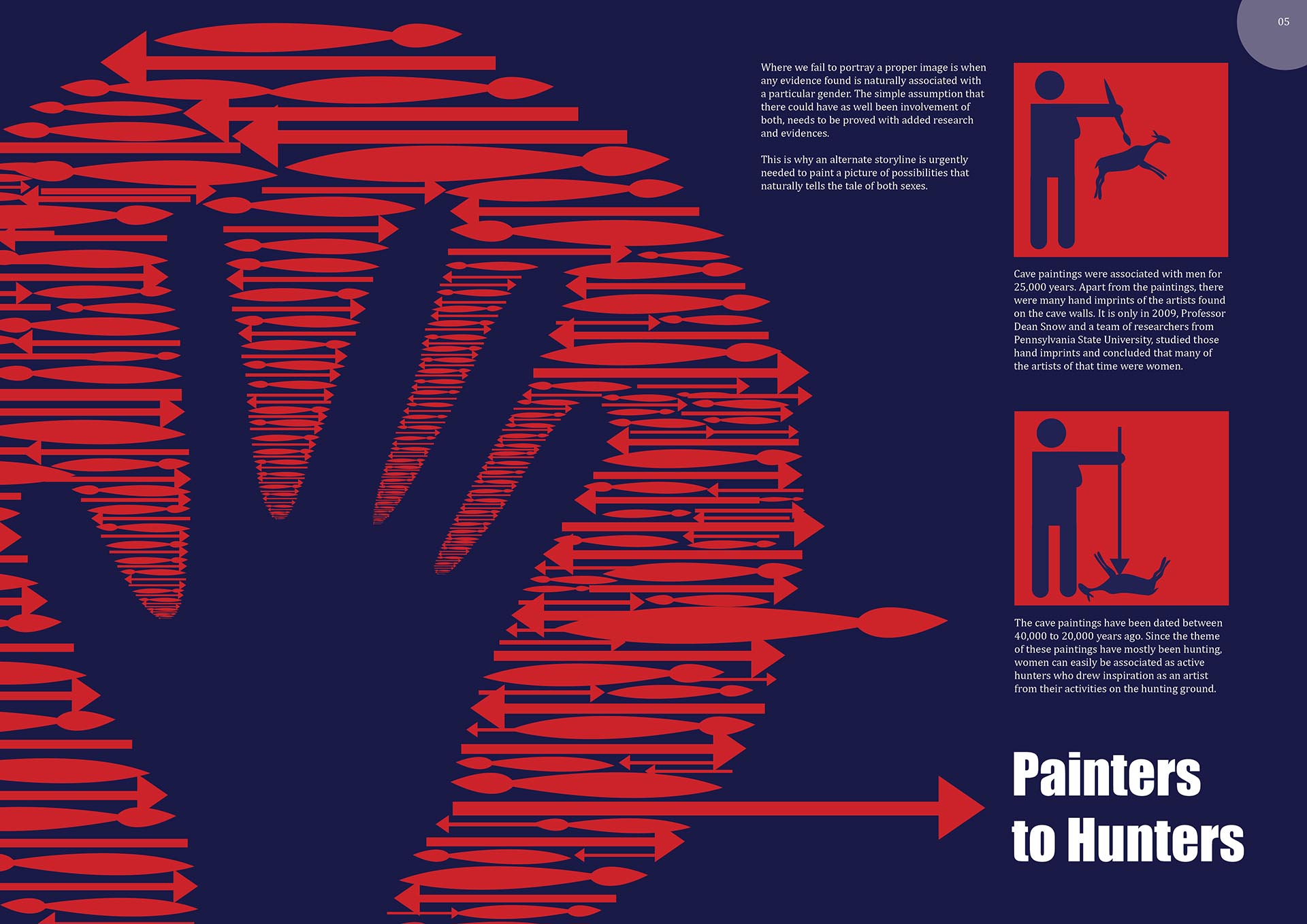 Double page spread for Could women have been involved in the hunting?