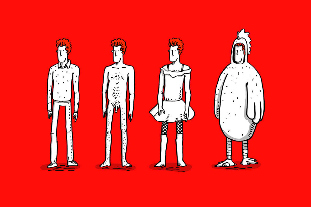 Visualising design thinking, part of a book created with Erik Spiekermann