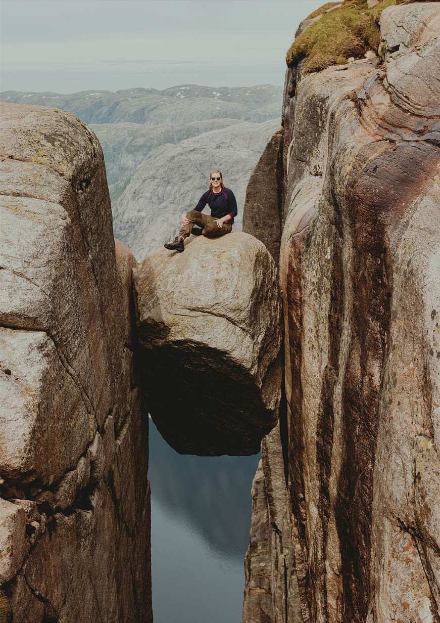 Photograph from Kjerag hike