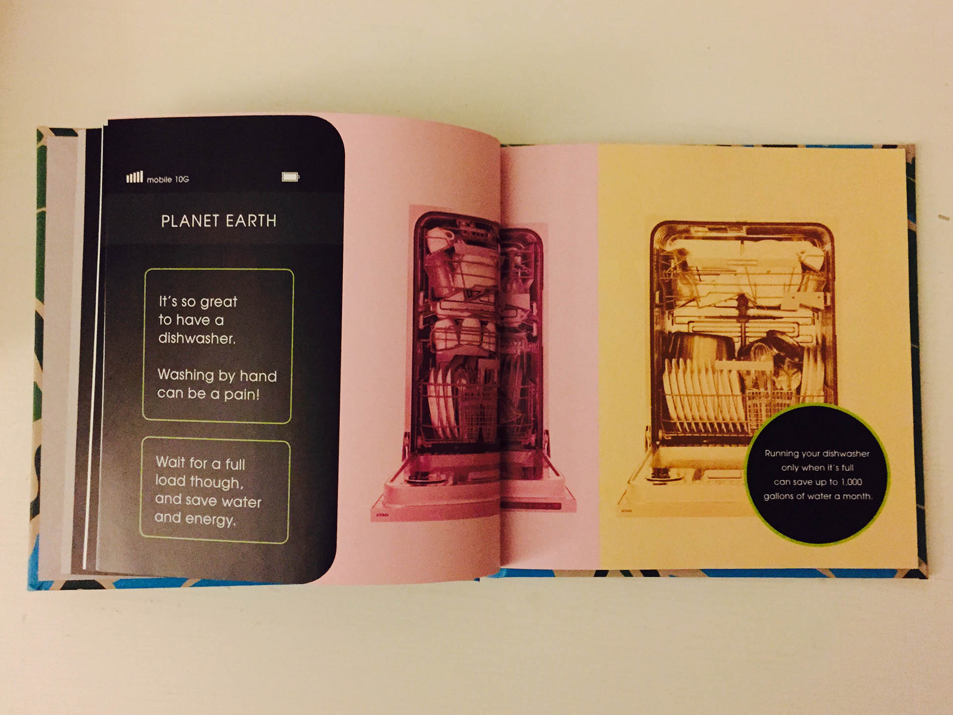 Double page spread for Texts from Planet Earth